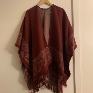 Forever 21 - 21 Men - Burgundy Poncho